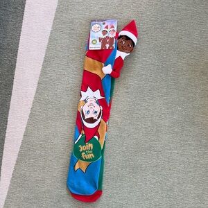 Colorful Christmas Elf socks age 6-99